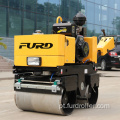 Andar atrás do rolo compactador vibratório de cilindro duplo autopropelido FYL-800C